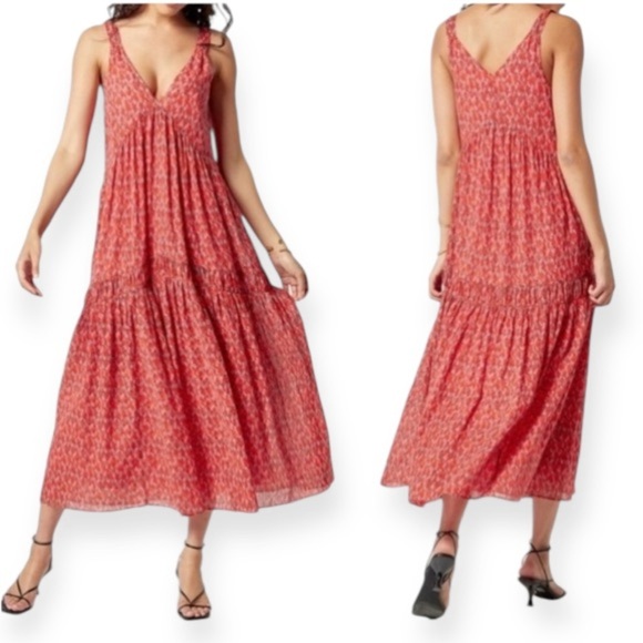 Joie Bondi Animal Print Maxi Dress - Picture 1 of 4